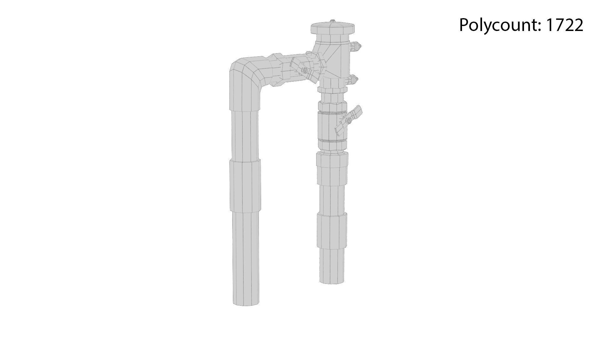 Backflow Preventer Low-poly 3D model_18