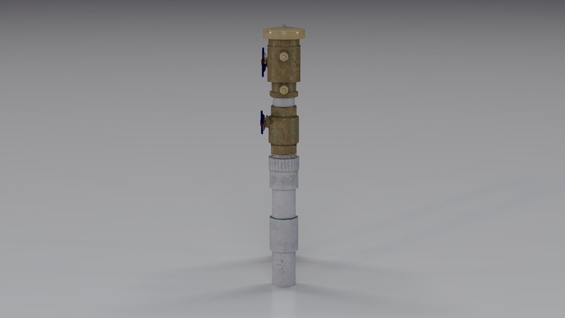 Backflow Preventer Low-poly 3D model_2