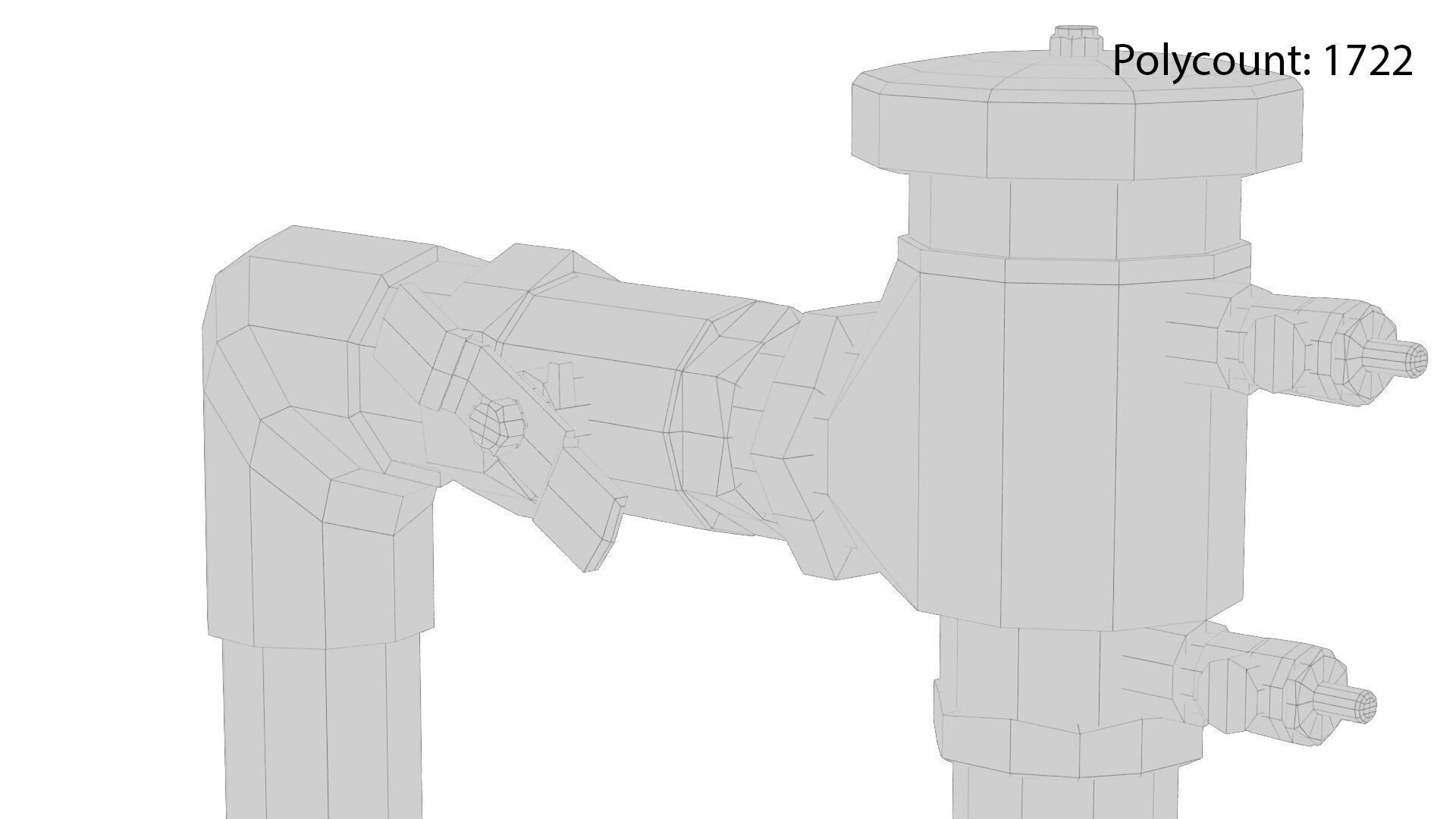 Backflow Preventer Low-poly 3D model_20