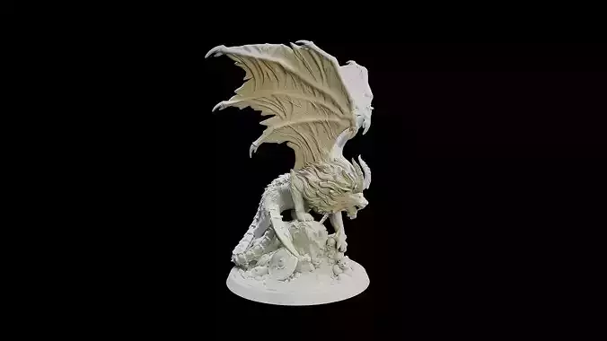 Manticore monster 3D print model