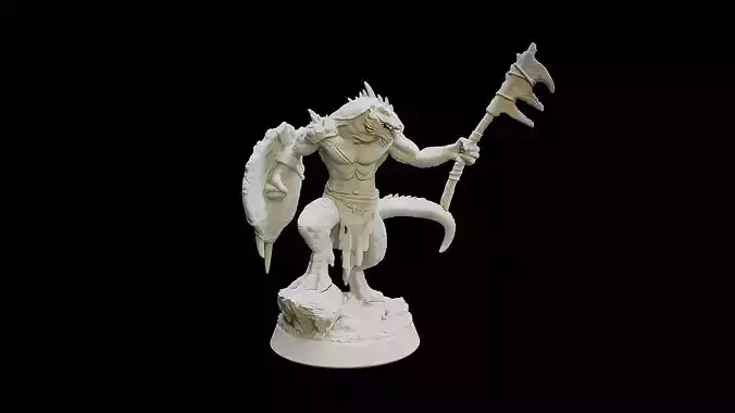 Lizardfolk 3D print model