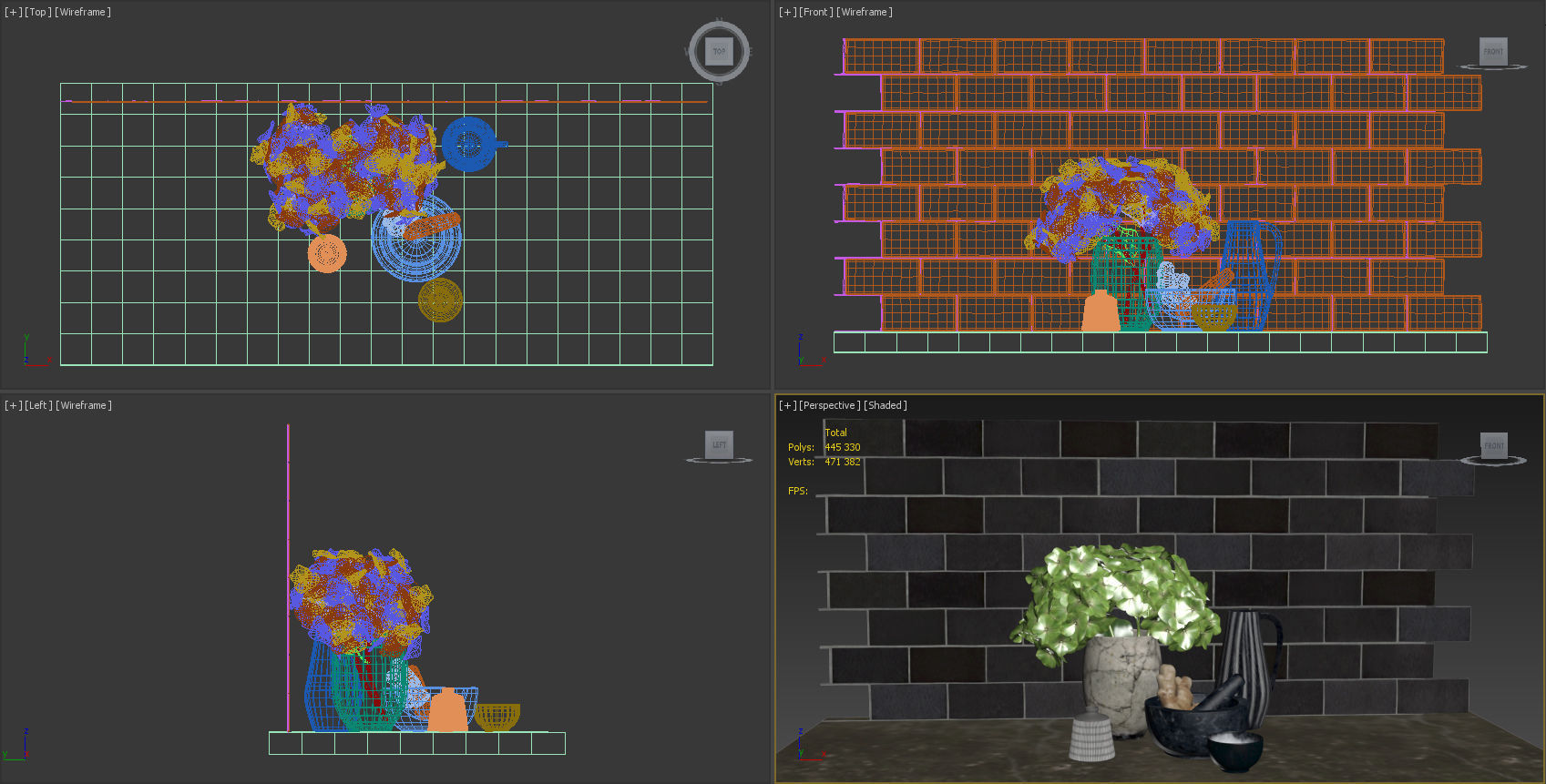 Kitchen Decoration Set 3D model_5