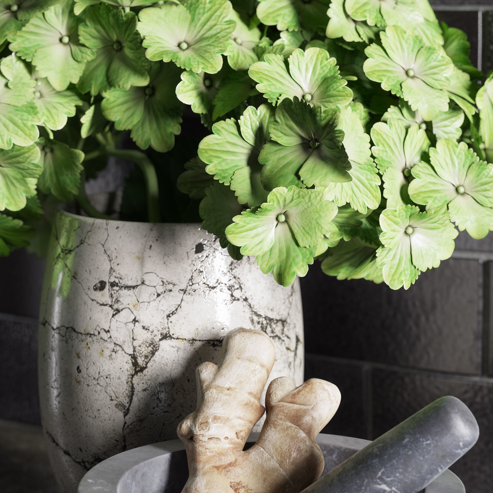 Kitchen Decoration Set 3D model_2