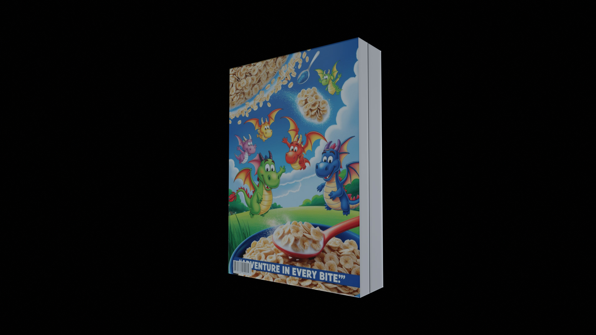 Dry breakfast and cereal-Instant Oatmeal-GAME READY PBR Low-poly 3D model_8