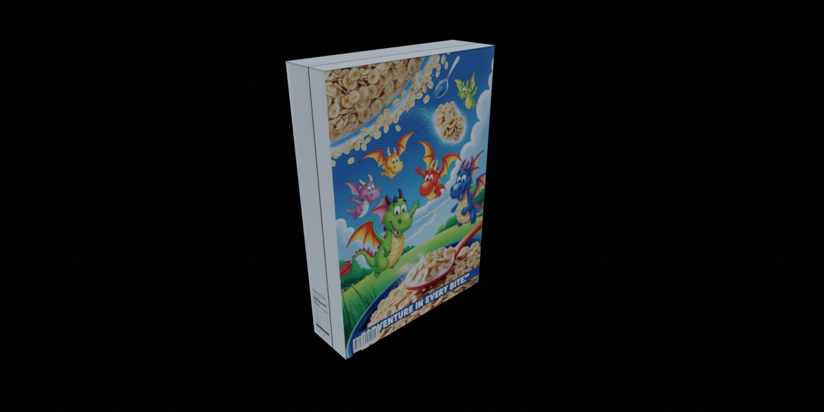 Dry breakfast and cereal-Instant Oatmeal-GAME READY PBR Low-poly 3D model_13