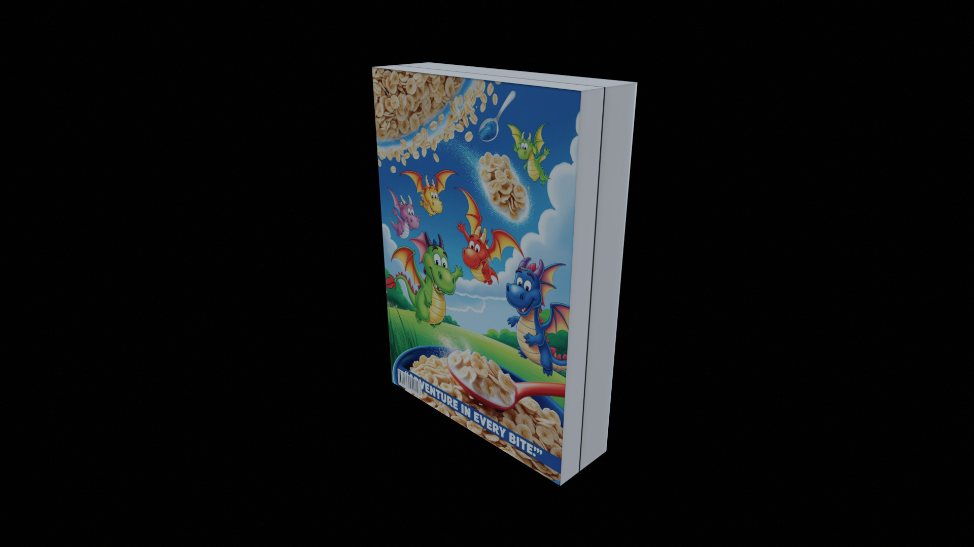 Dry breakfast and cereal-Instant Oatmeal-GAME READY PBR Low-poly 3D model_5