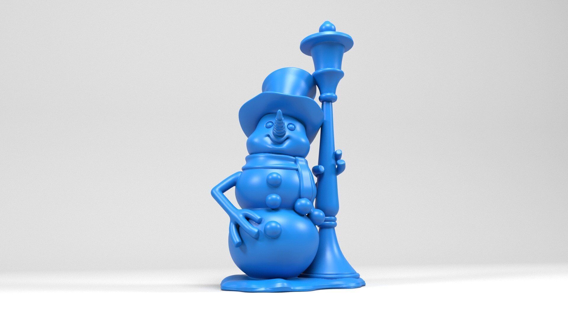 Snowman 3D print model_6
