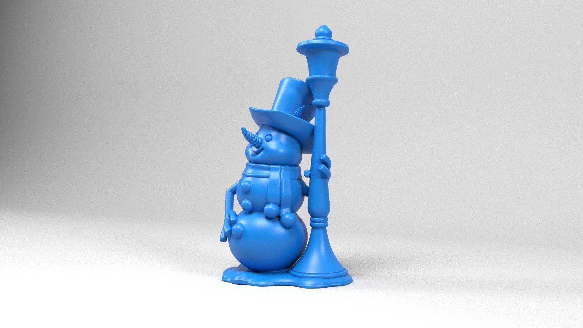 Snowman 3D print model_2