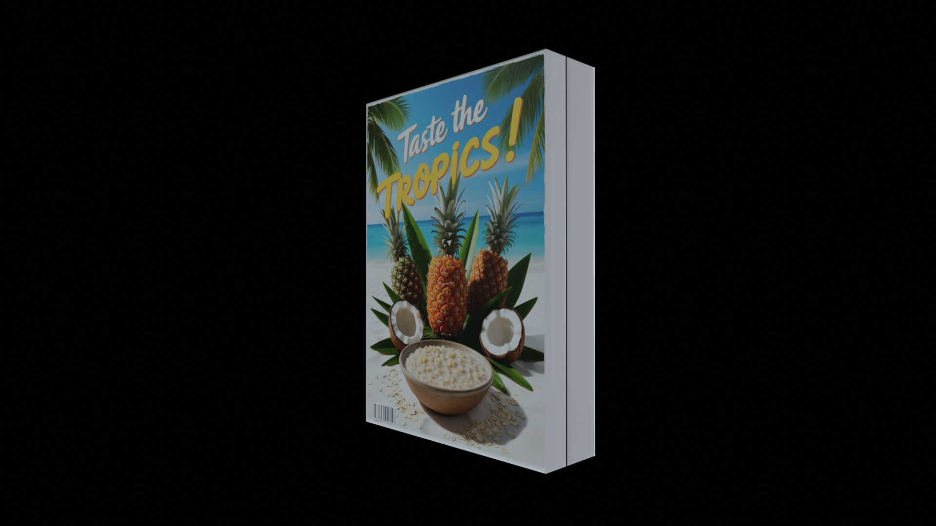 Dry breakfast and cereal-Instant Oatmeal-GAME READY PBR Low-poly 3D model_7