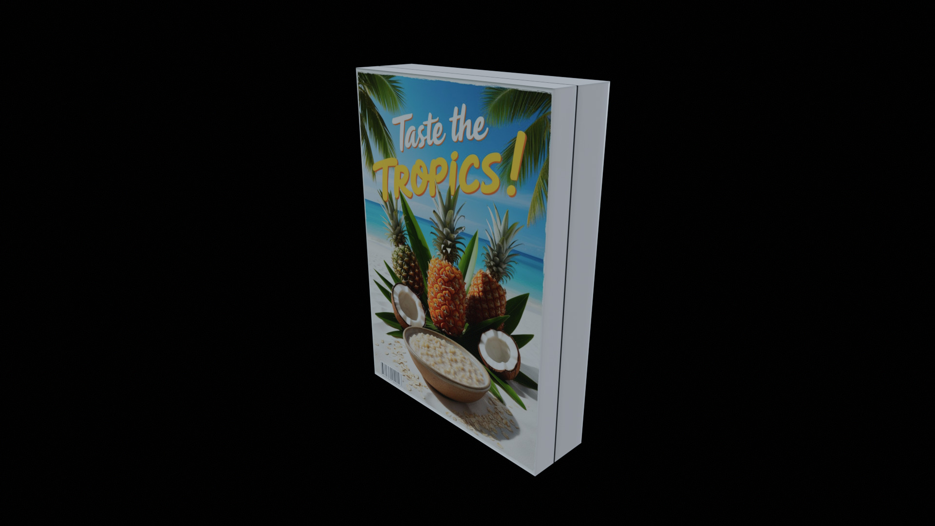 Dry breakfast and cereal-Instant Oatmeal-GAME READY PBR Low-poly 3D model_5