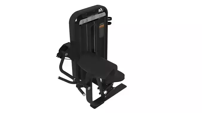 DHZ Fitness Camber Curl 3D model