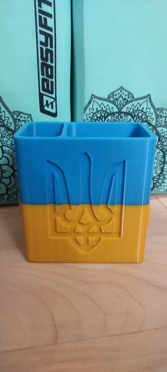 Glass for pens 3D print model_4