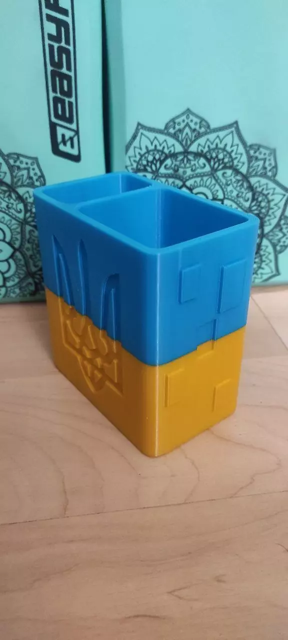 Glass for pens 3D print model_0