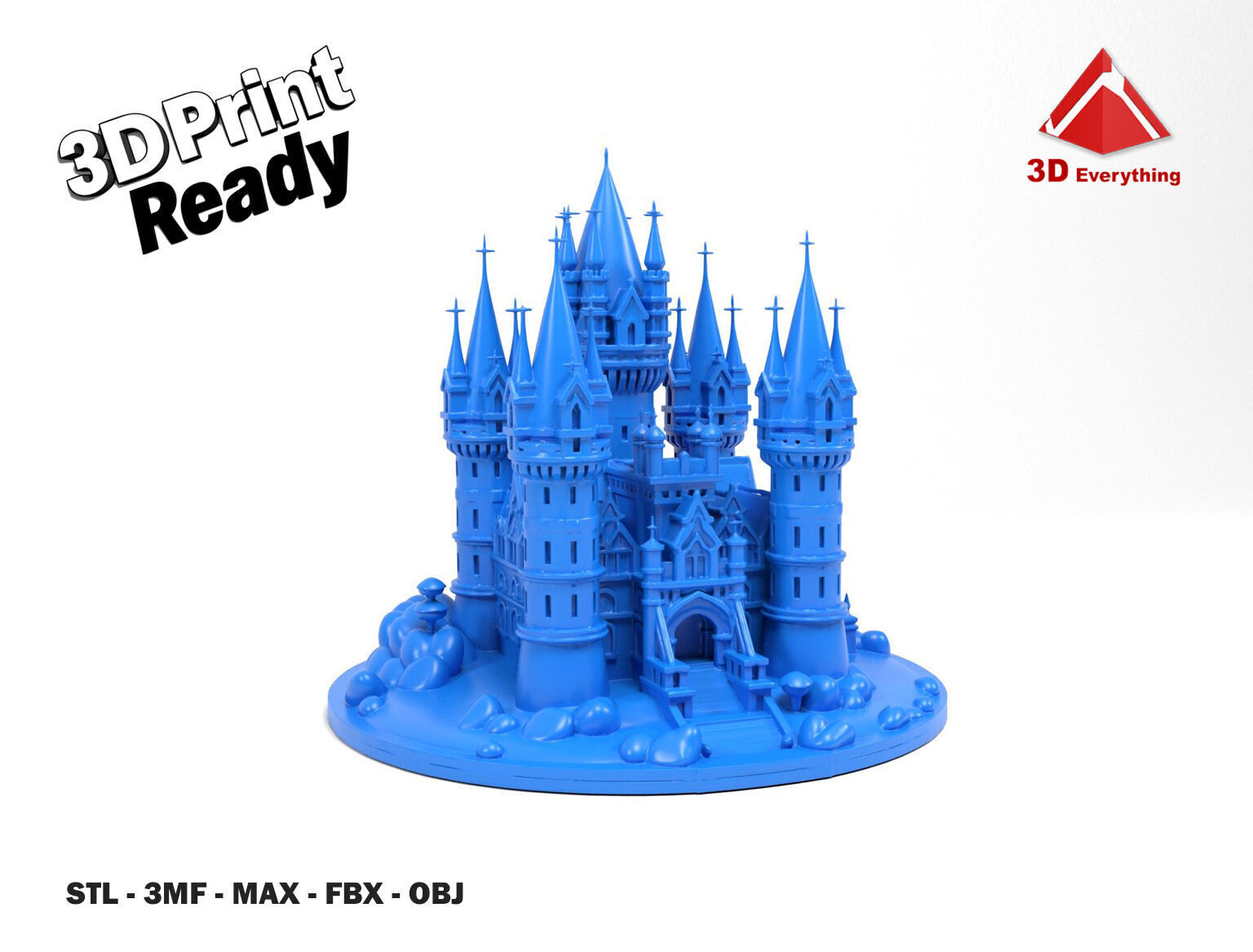 Model castle 3D print model_0