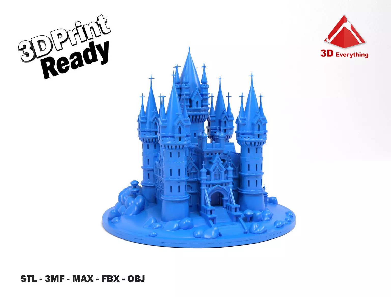 Model castle 3D print model_0