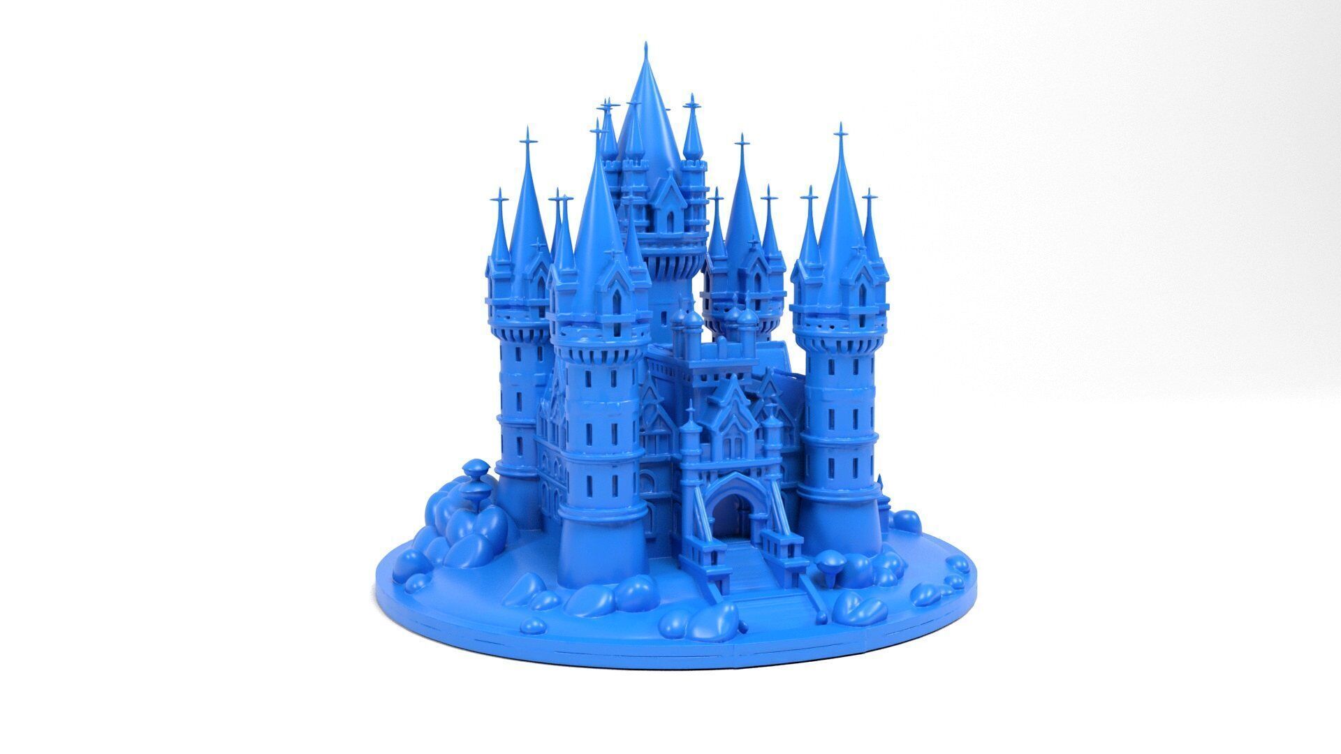 Model castle 3D print model_2