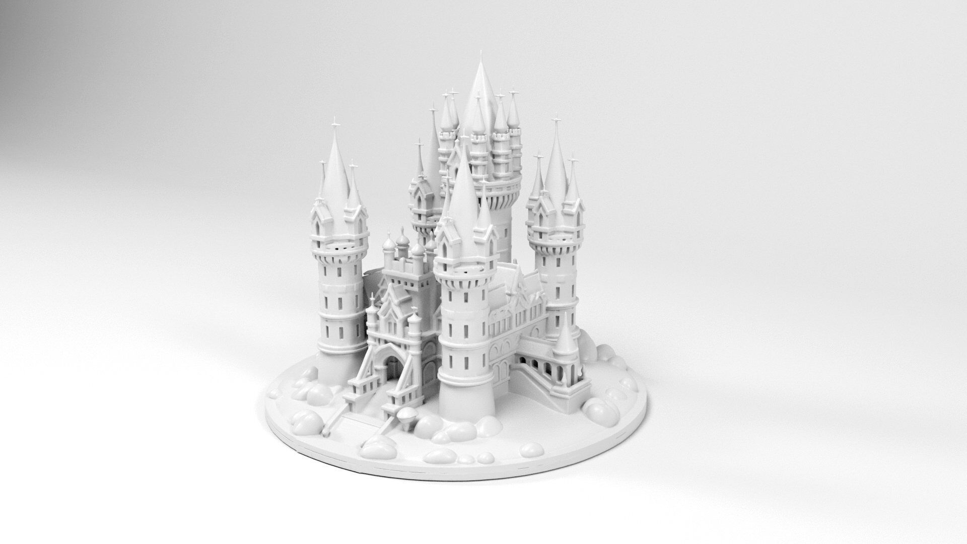 Model castle 3D print model_10
