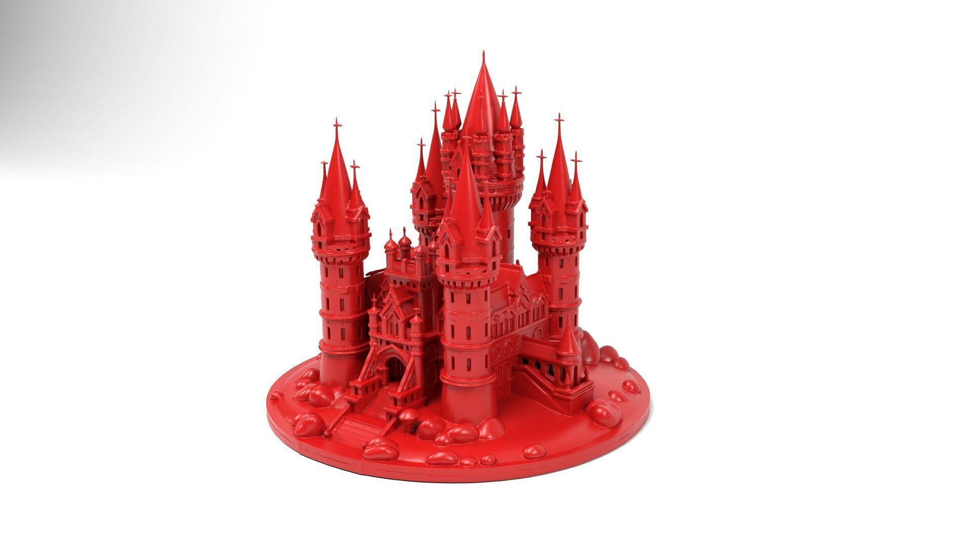 Model castle 3D print model_9