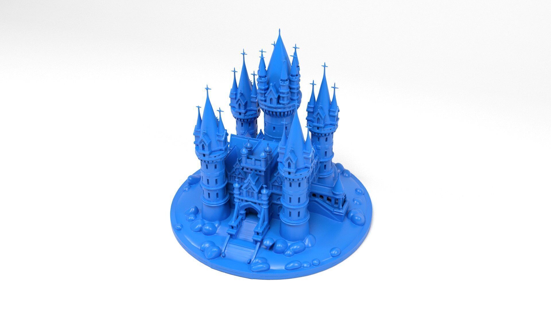 Model castle 3D print model_3