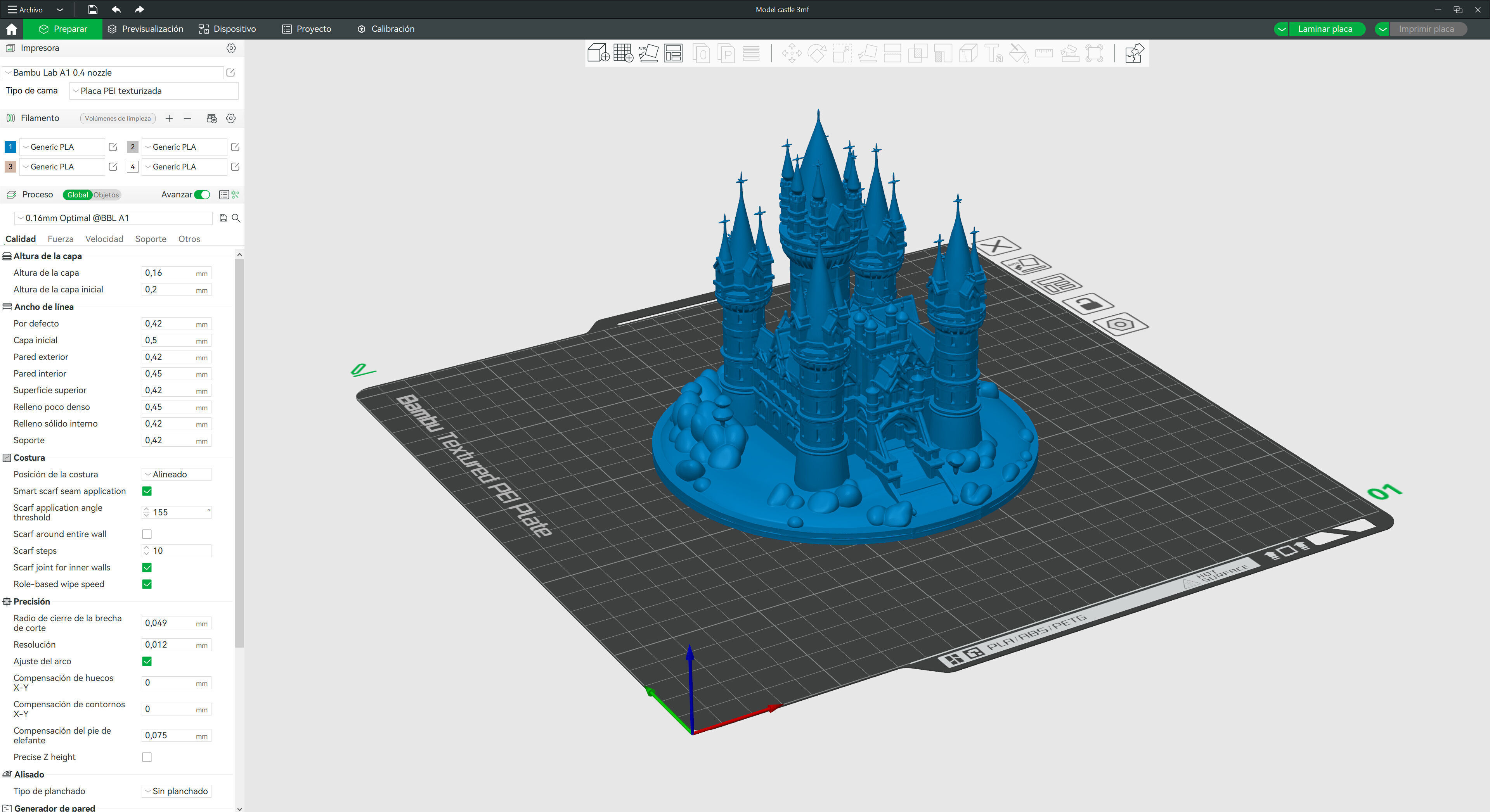Model castle 3D print model_11