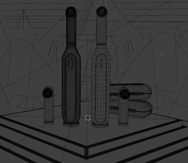 Futuristic Electric Toothbrush 3D Model Collection 3D model_1