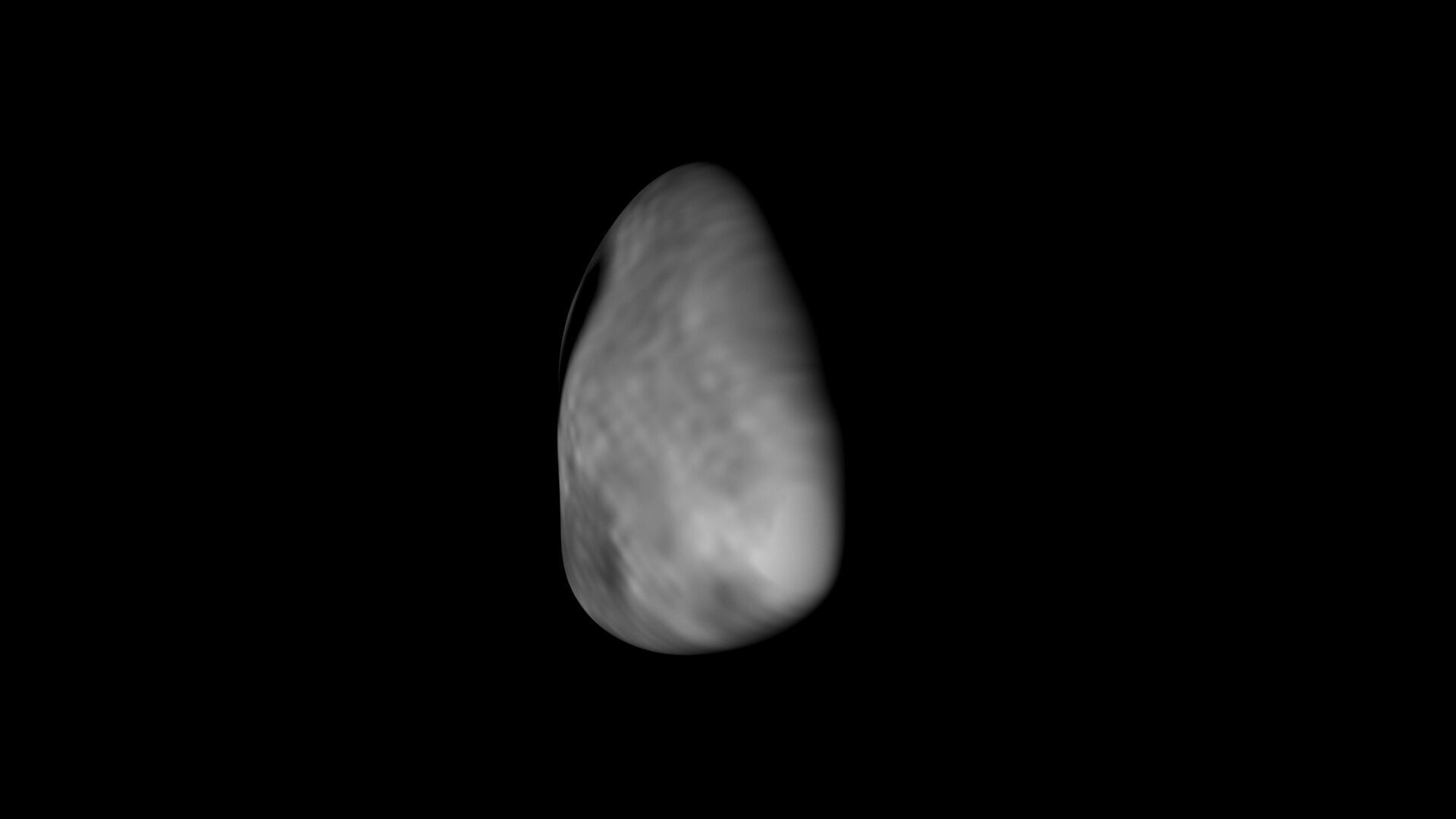 Thebe Moon 3D model_1