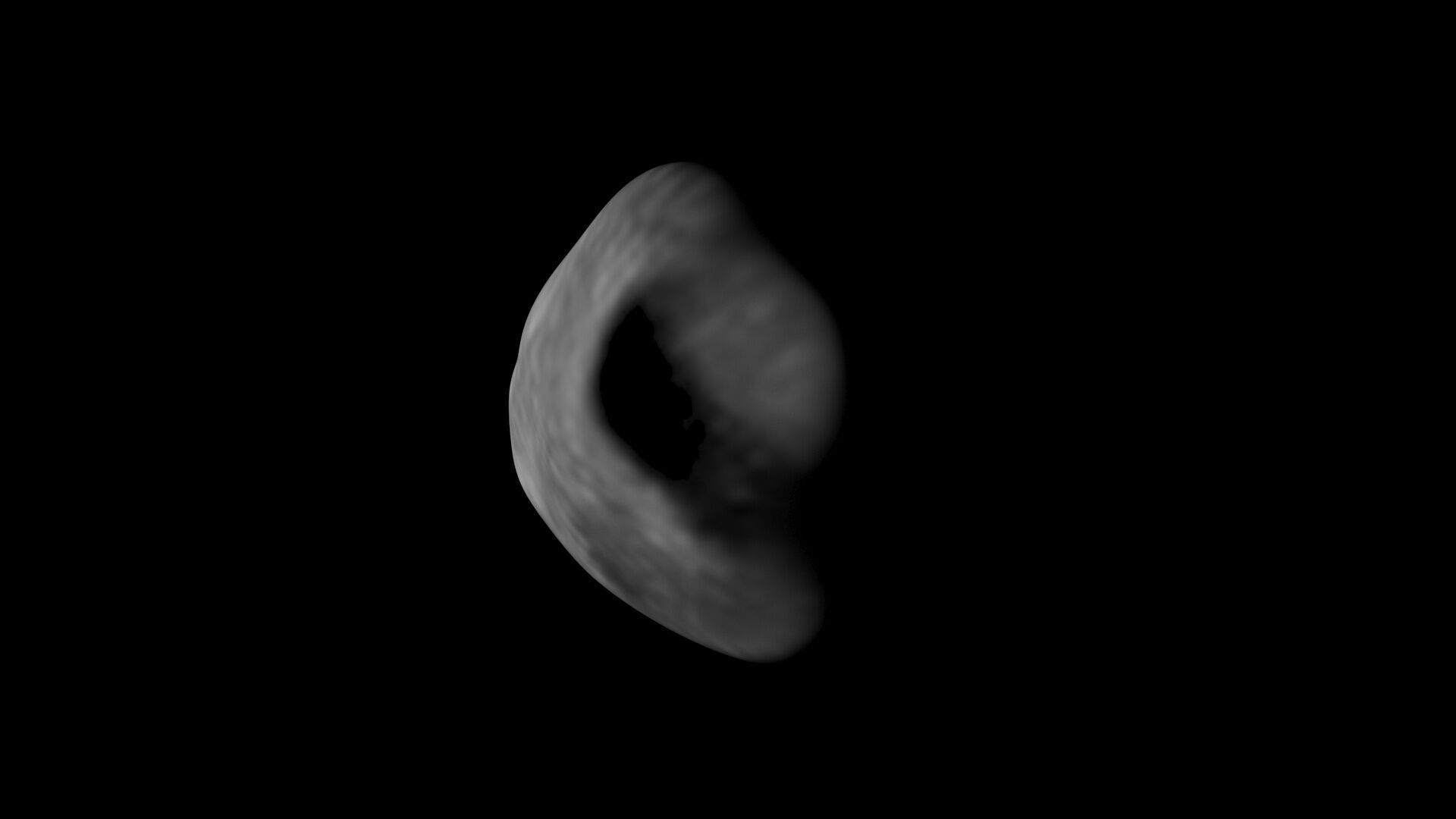 Thebe Moon 3D model_4