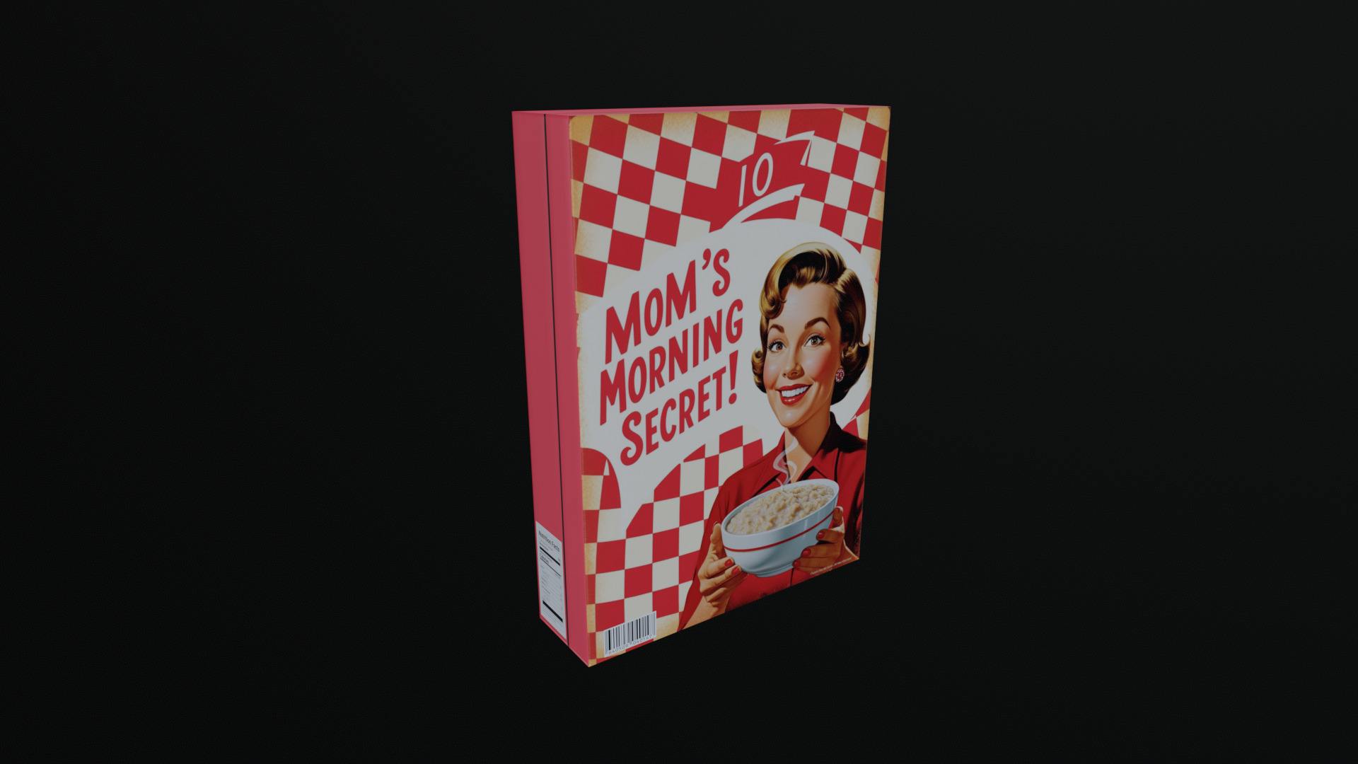 Dry breakfast and cereal-Instant Oatmeal-GAME READY PBR Low-poly 3D model_12