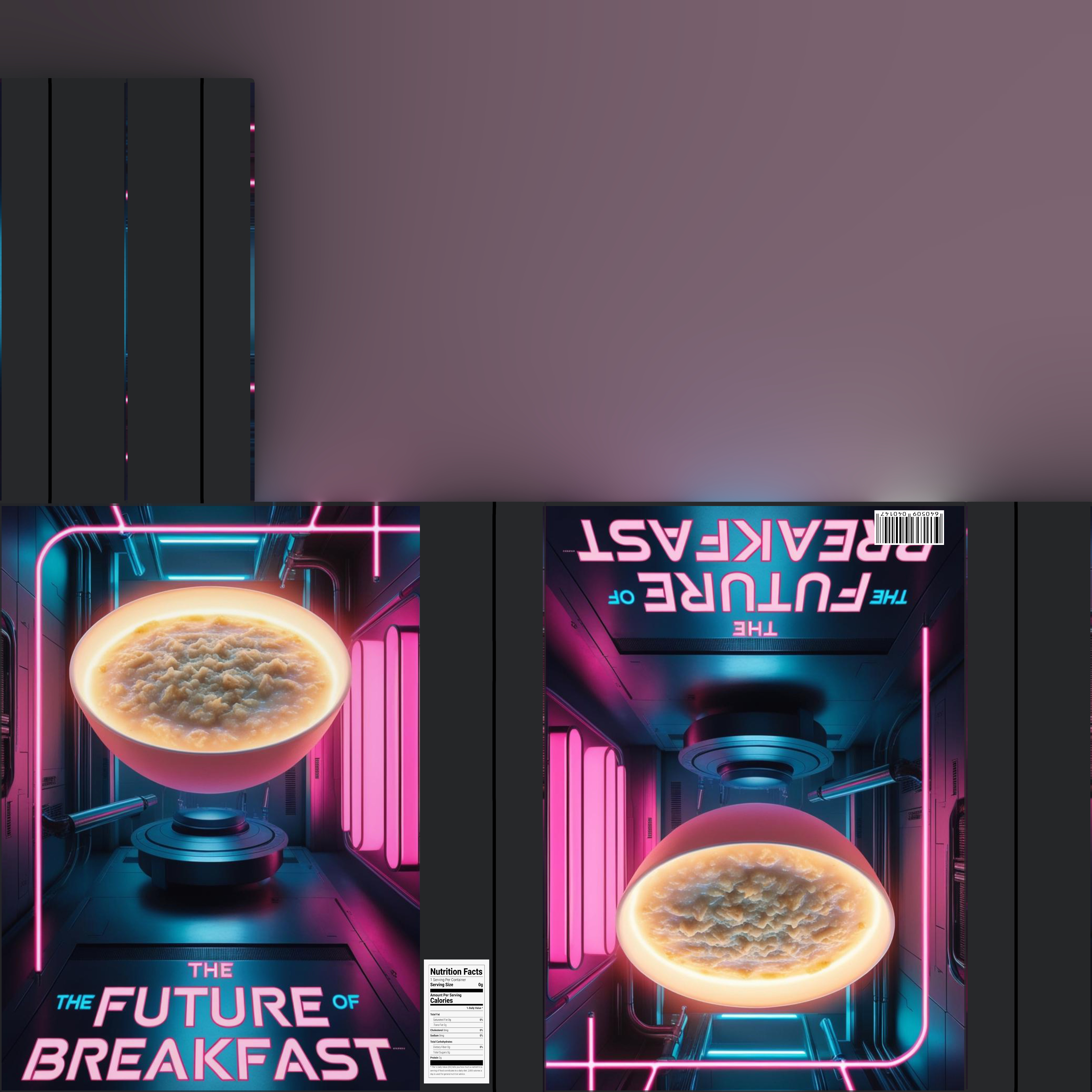 Dry breakfast and cereal-Instant Oatmeal-GAME READY PBR Low-poly 3D model_16