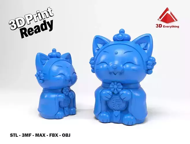 Chinese cat 3D print model