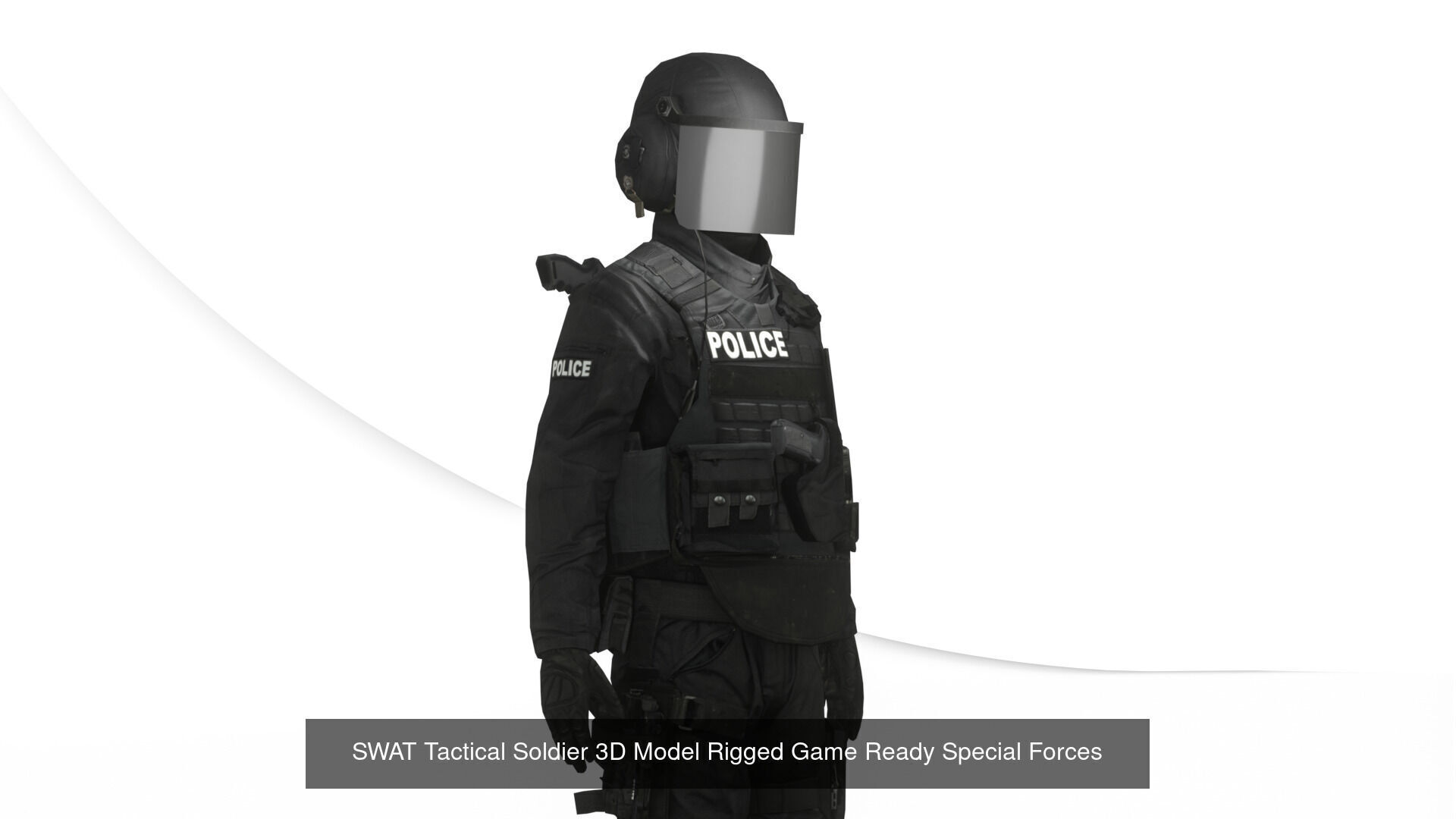 Special Forces Operatives 3D Model Pack 5 Characters 3D Model Collection_2