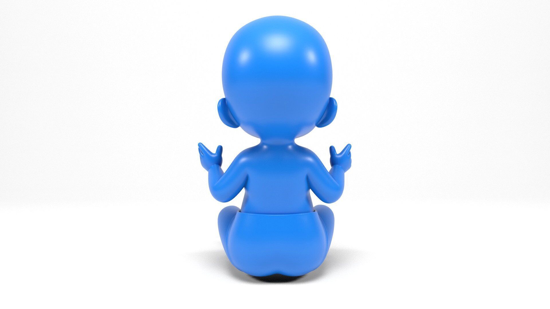 Baby figurine 3D print model_5