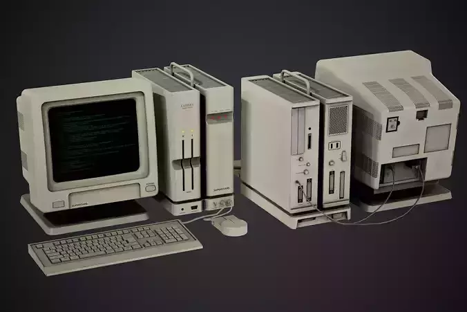 Old Computer - PBR Texture