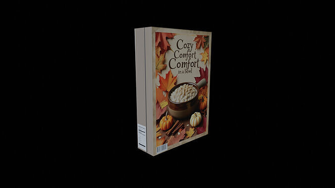Dry breakfast and cereal-Instant Oatmeal-GAME READY PBR Low-poly 3D model