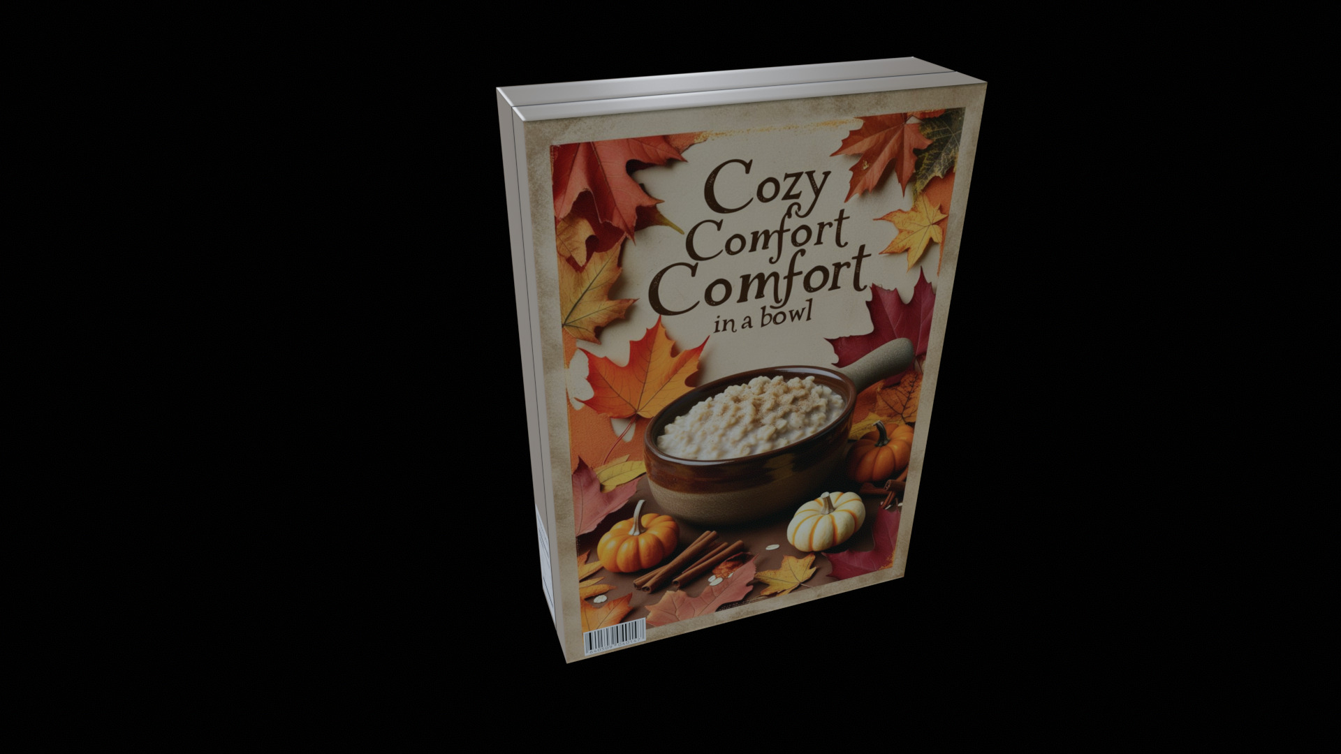 Dry breakfast and cereal-Instant Oatmeal-GAME READY PBR Low-poly 3D model_6