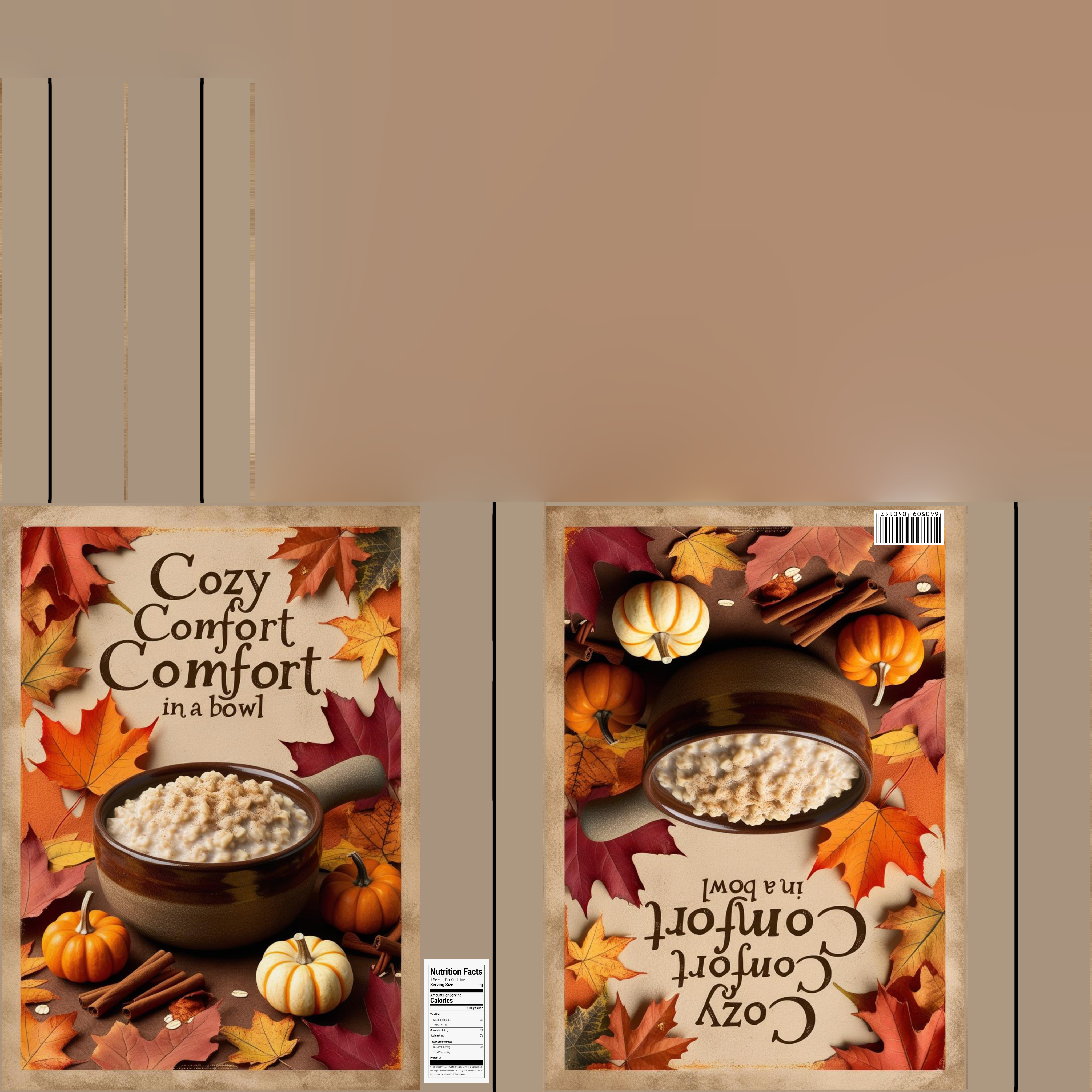 Dry breakfast and cereal-Instant Oatmeal-GAME READY PBR Low-poly 3D model_16