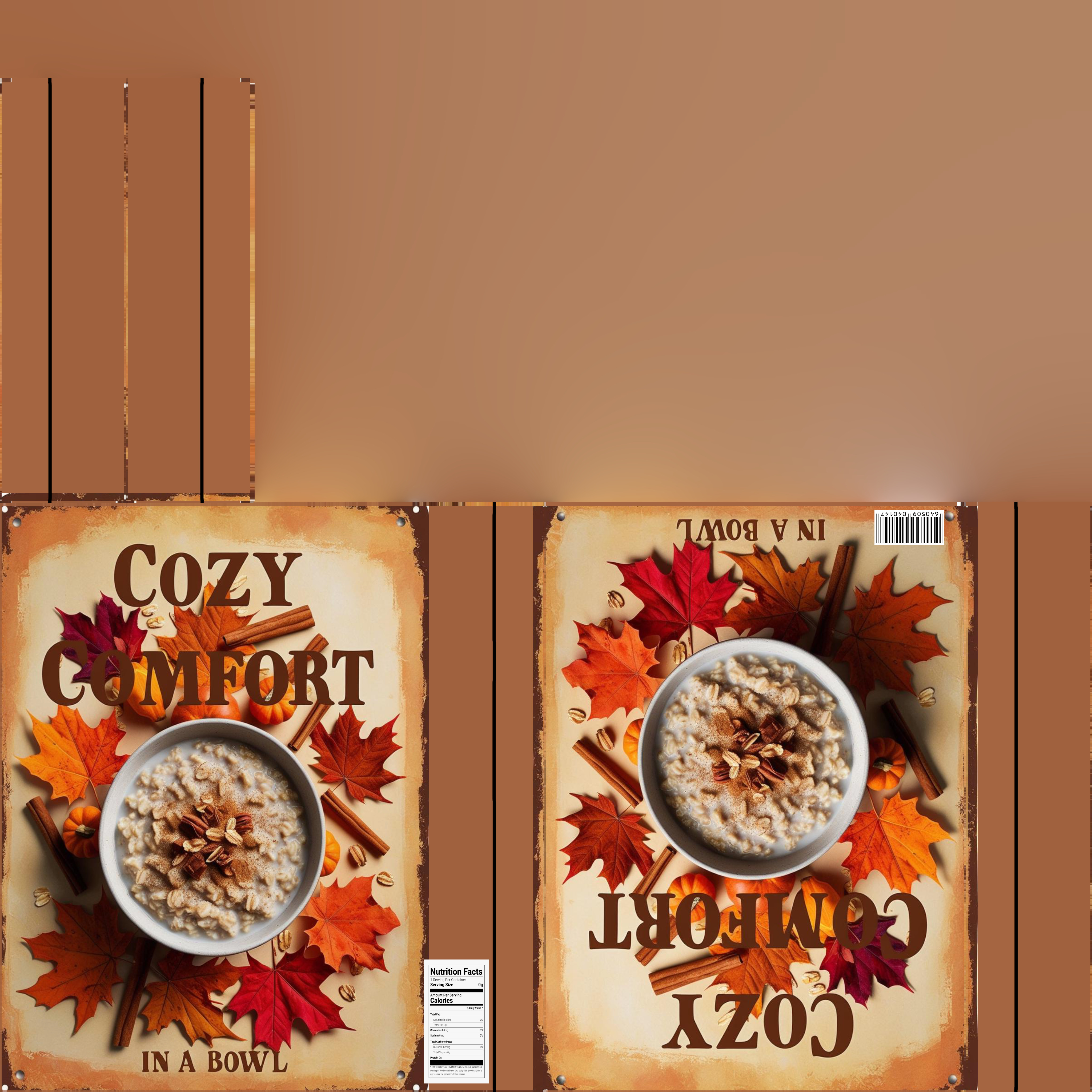 Dry breakfast and cereal-Instant Oatmeal-GAME READY PBR Low-poly 3D model_16