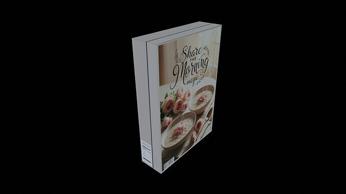 Dry breakfast and cereal-Instant Oatmeal-GAME READY PBR Low-poly 3D model