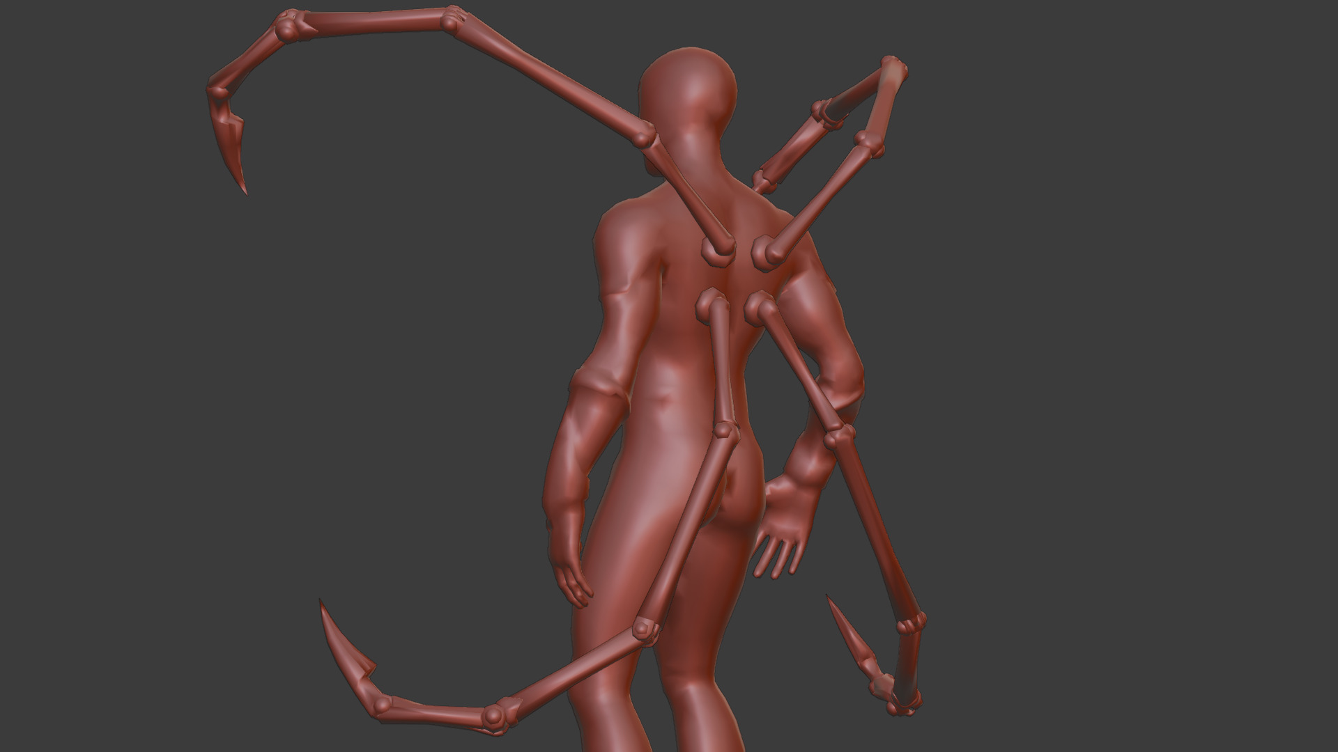 Spider-Man Infinity War Suit High-Quality 3D Model Low-poly 3D model_14