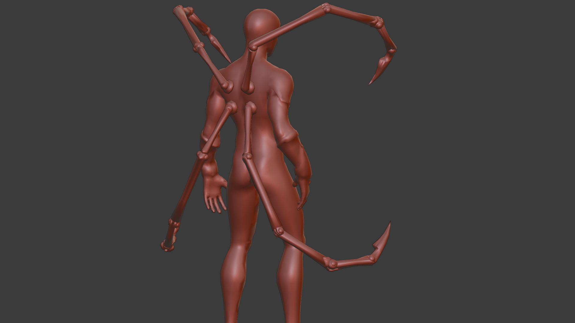 Spider-Man Infinity War Suit High-Quality 3D Model Low-poly 3D model_15