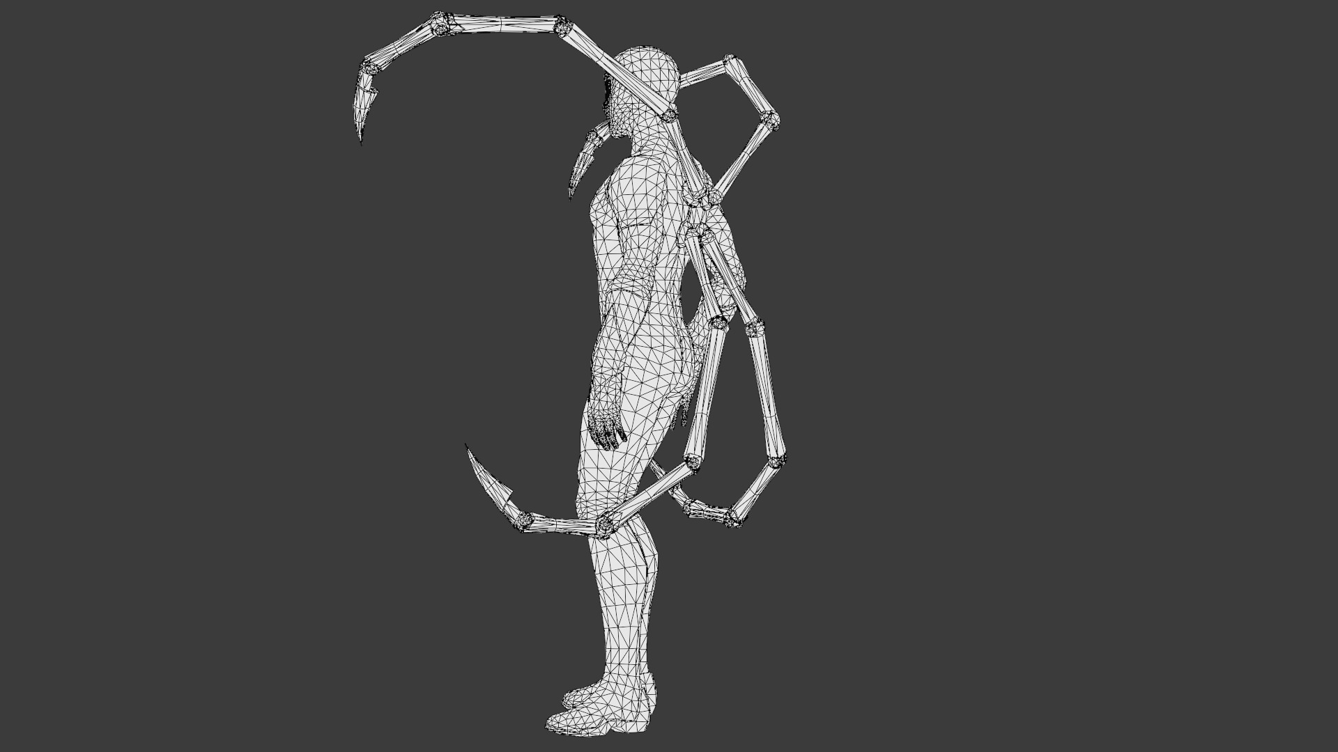 Spider-Man Infinity War Suit High-Quality 3D Model Low-poly 3D model_30