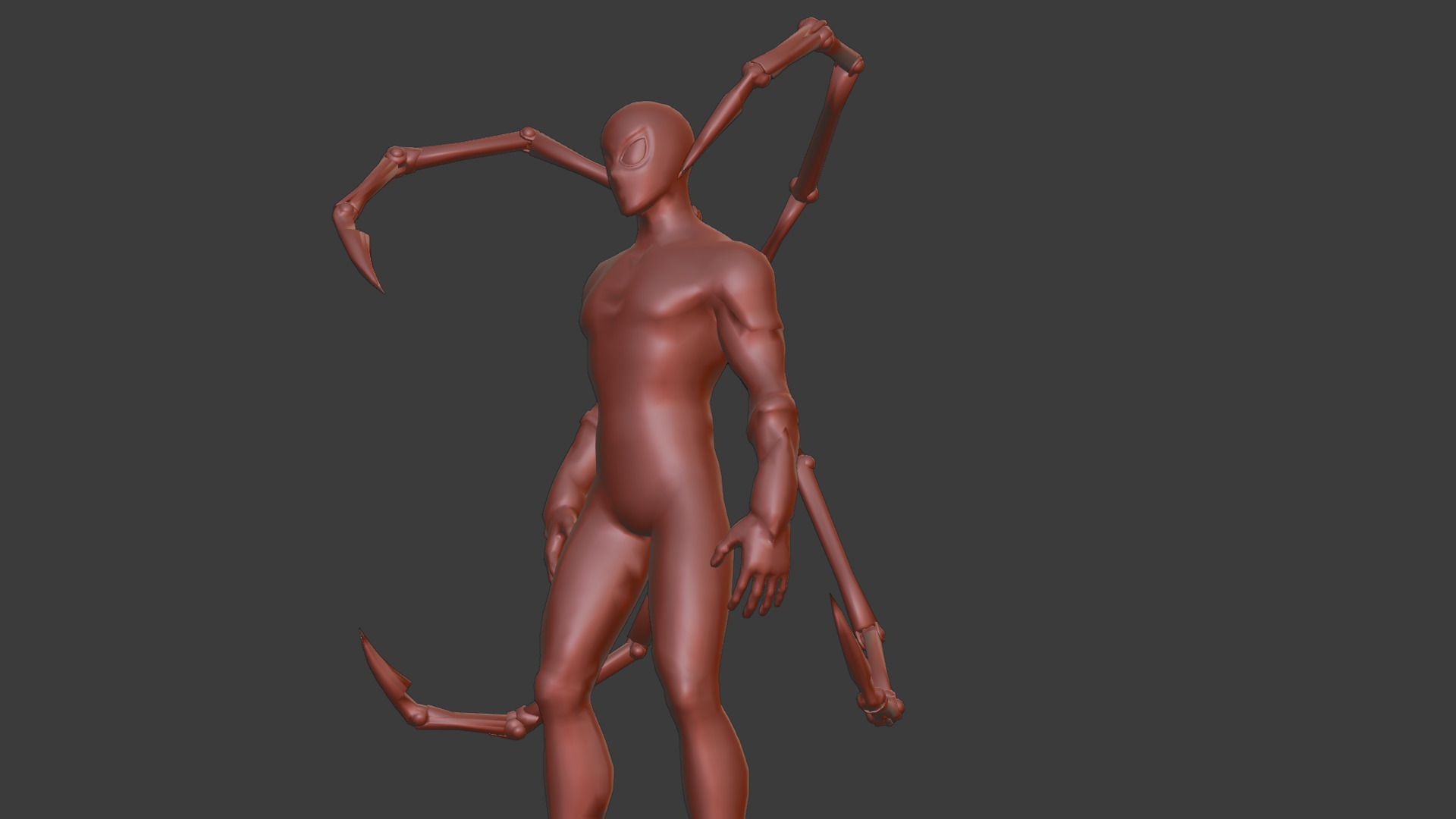 Spider-Man Infinity War Suit High-Quality 3D Model Low-poly 3D model_13