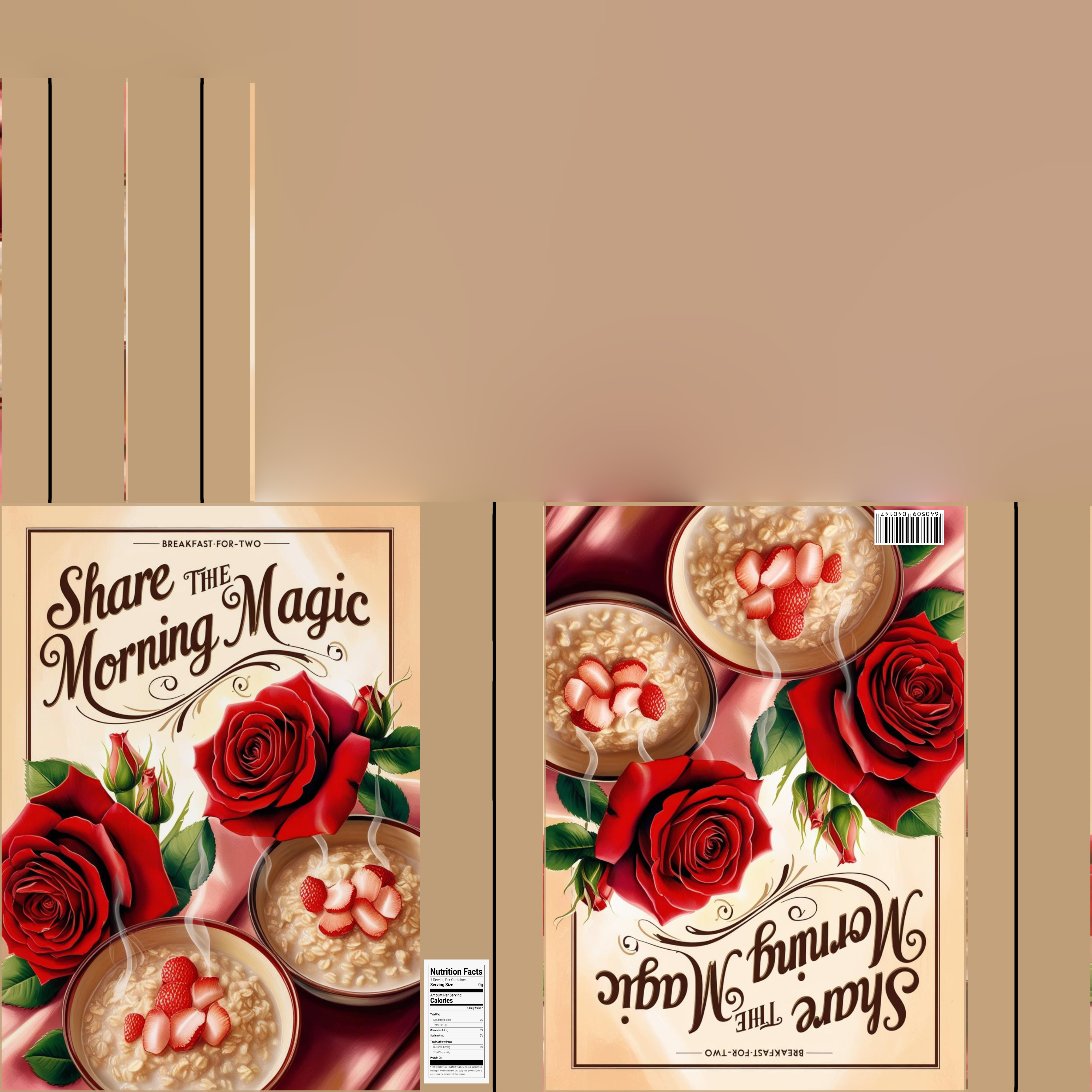 Dry breakfast and cereal-Instant Oatmeal-GAME READY PBR Low-poly 3D model_16