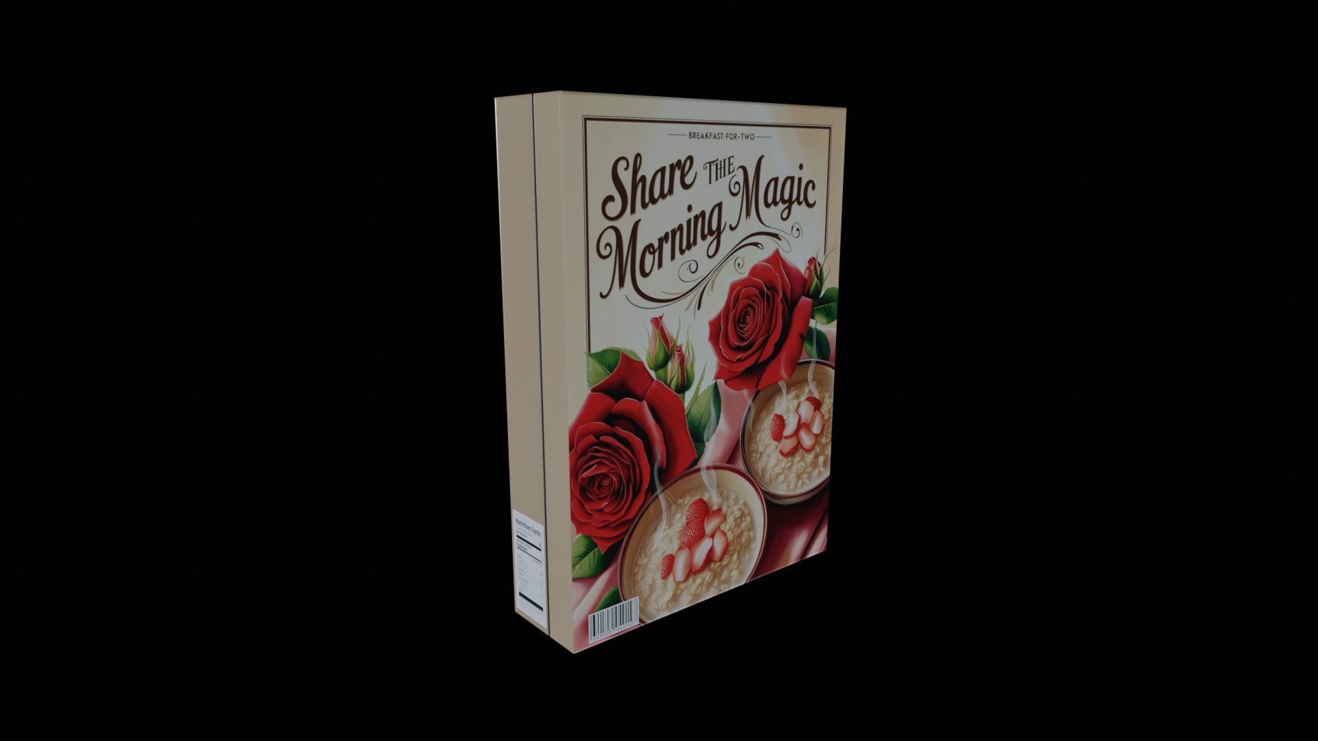 Dry breakfast and cereal-Instant Oatmeal-GAME READY PBR Low-poly 3D model_9