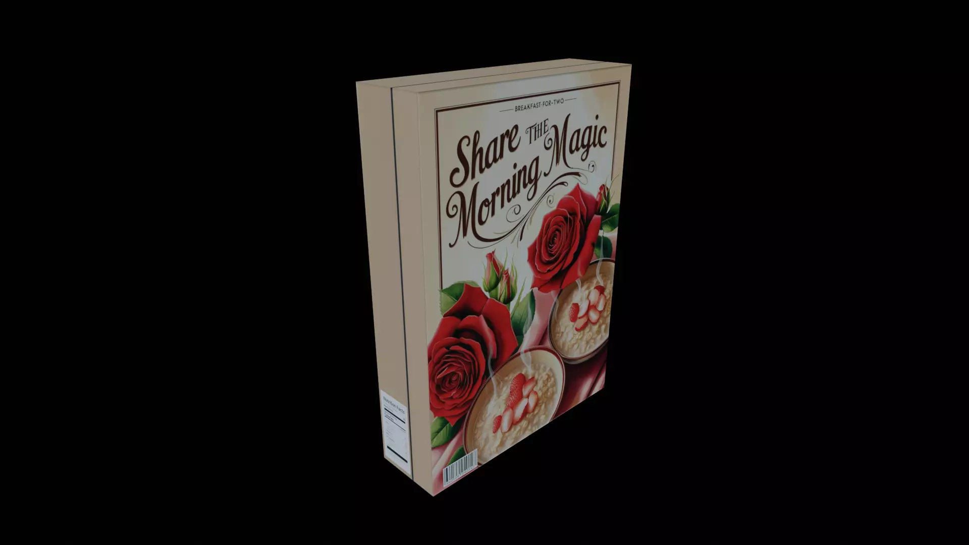 Dry breakfast and cereal-Instant Oatmeal-GAME READY PBR Low-poly 3D model_0