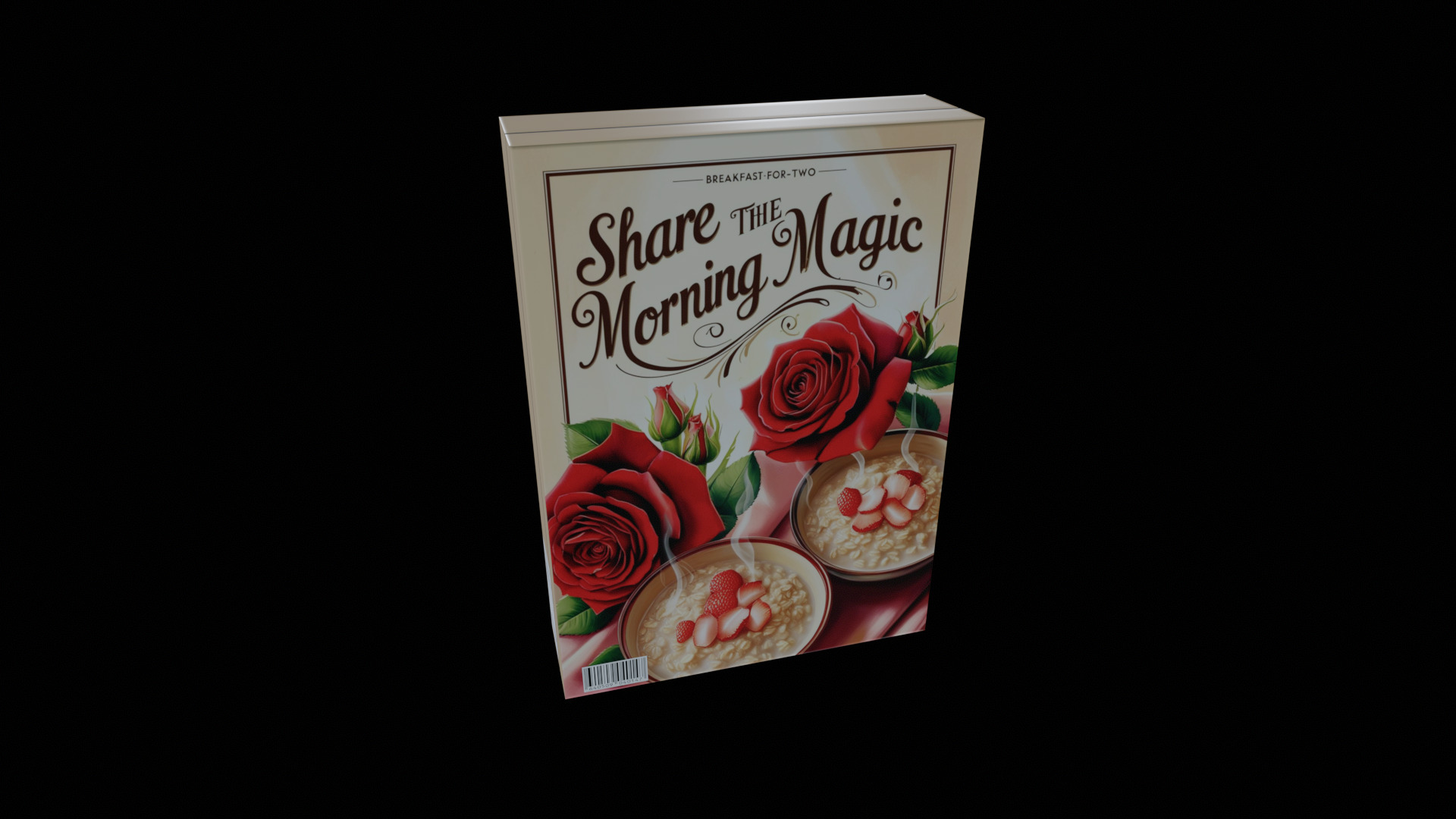 Dry breakfast and cereal-Instant Oatmeal-GAME READY PBR Low-poly 3D model_4