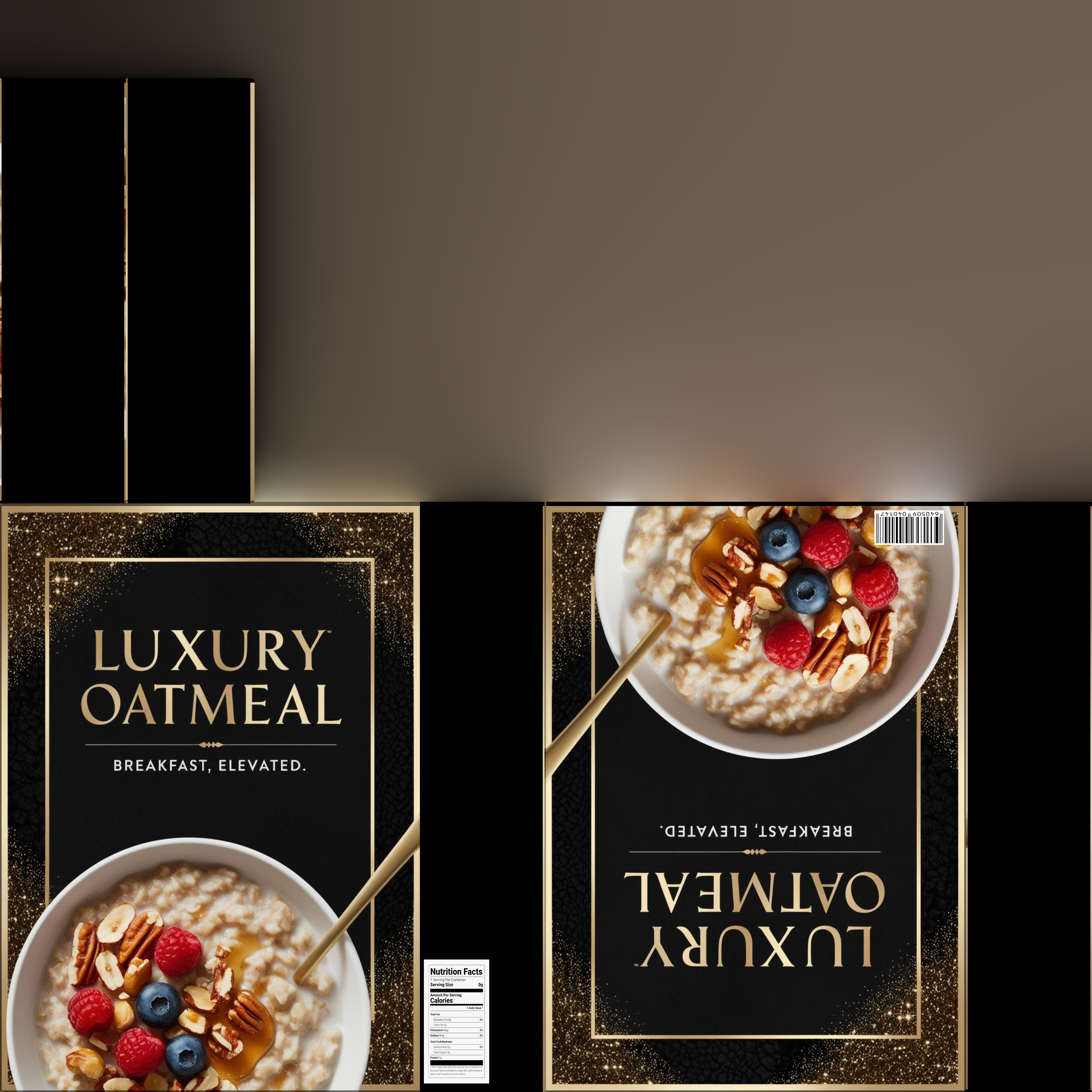 Dry breakfast and cereal-Instant Oatmeal-GAME READY PBR Low-poly 3D model_16