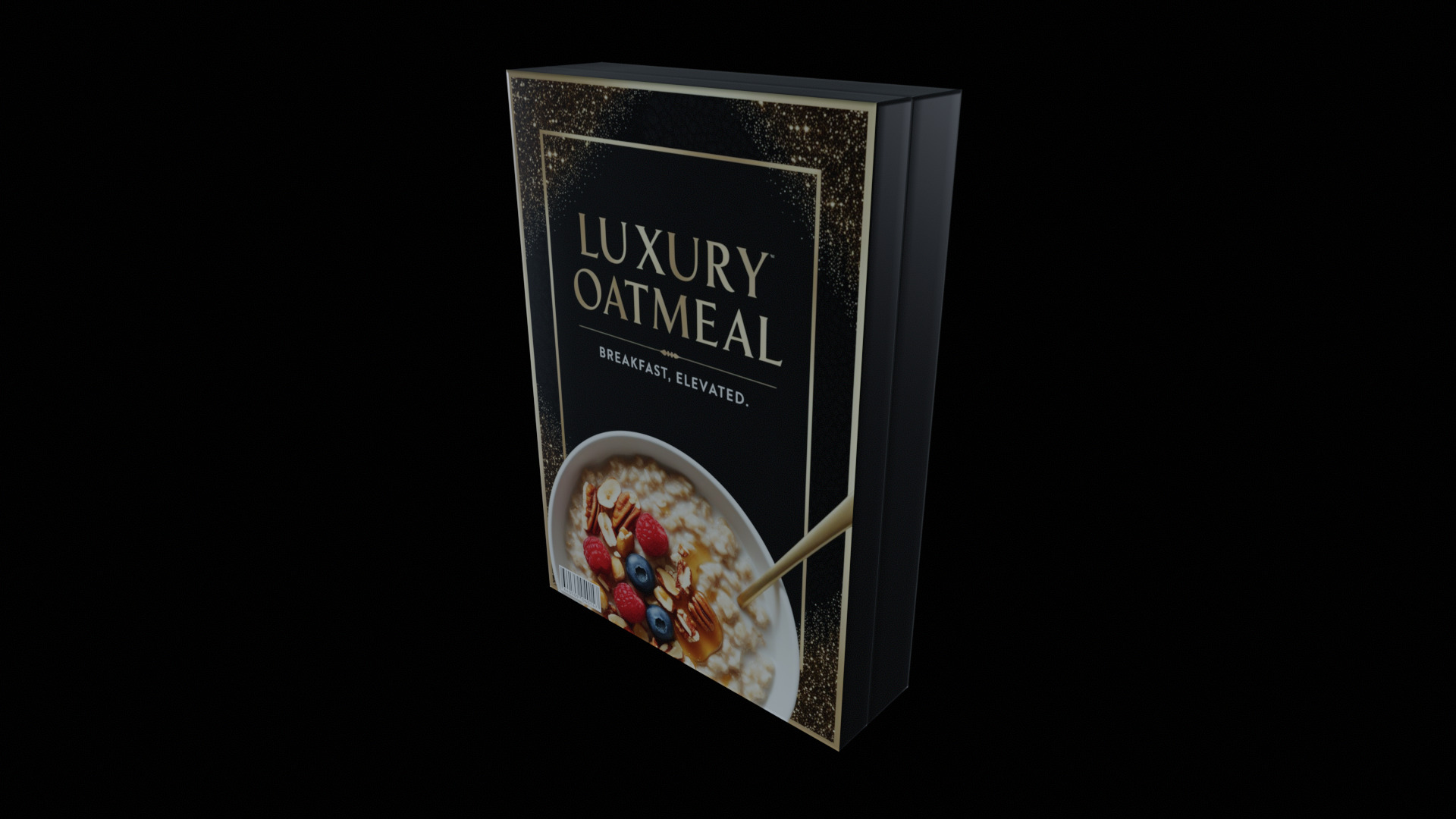 Dry breakfast and cereal-Instant Oatmeal-GAME READY PBR Low-poly 3D model_8