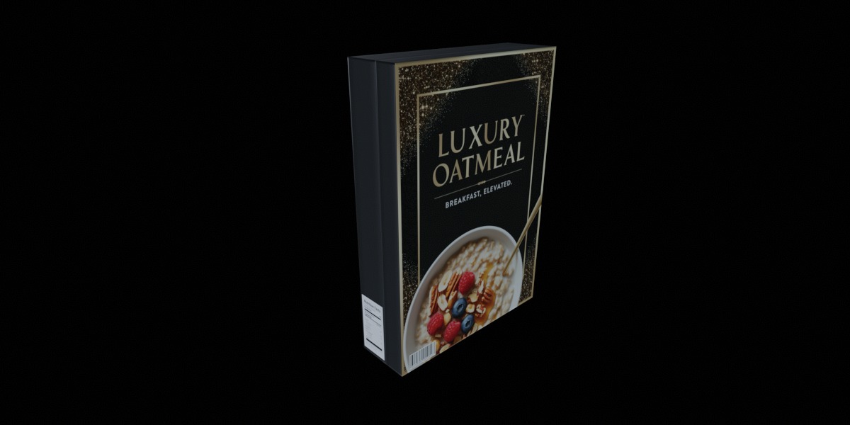 Dry breakfast and cereal-Instant Oatmeal-GAME READY PBR Low-poly 3D model_13