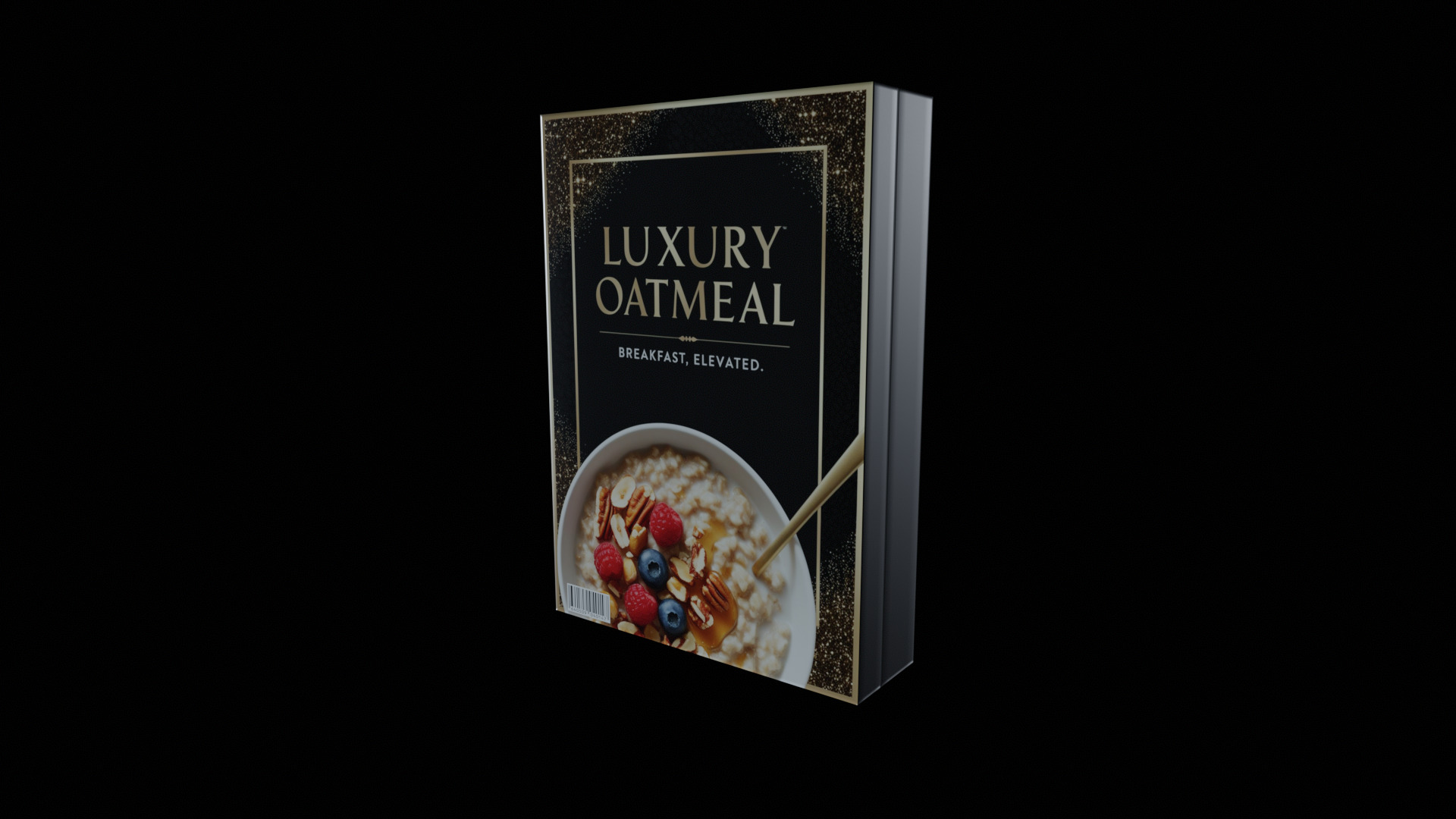 Dry breakfast and cereal-Instant Oatmeal-GAME READY PBR Low-poly 3D model_10